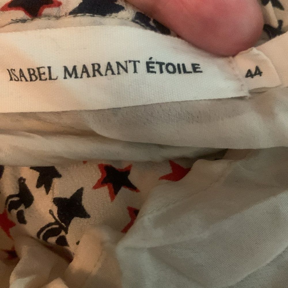 New Isabel Marant Etoile 100% silk Maya starprint skirt - Picture 15 of 15